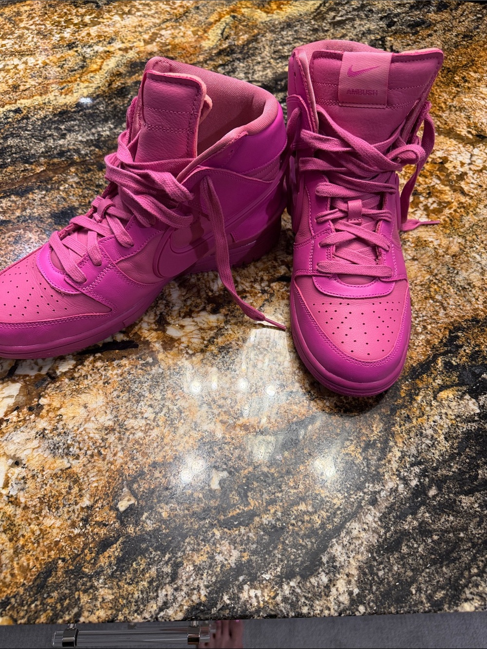 Nike Women's High-Top Sneakers in Bright Pink